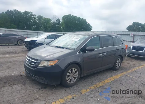 2015 Honda Odyssey Ex-L из США, поврежденный, VIN 5FNRL5H67FB041580